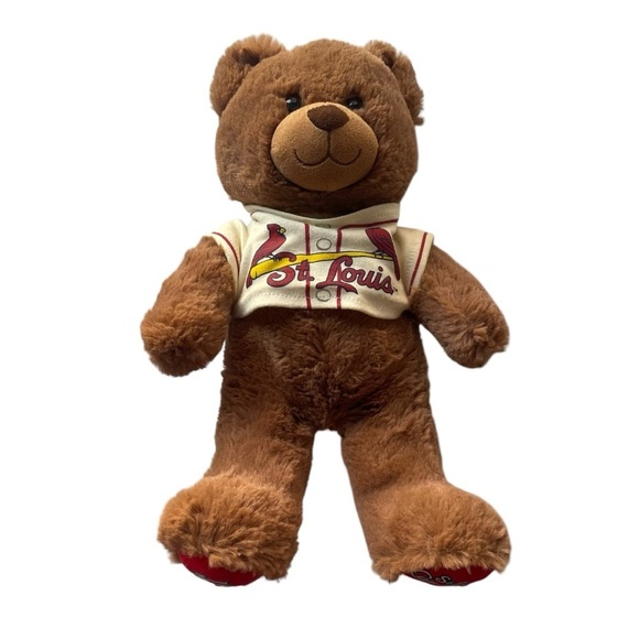 Build a Bear 2015 St Louis Cardinals SGA Teddy Bear Brown BAB Limited Edition - Picture 3 of 11